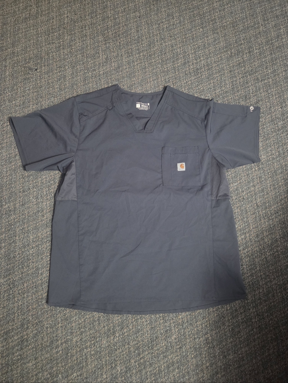 Carhartt Short Sleeve Work Shirt in Navy Blue